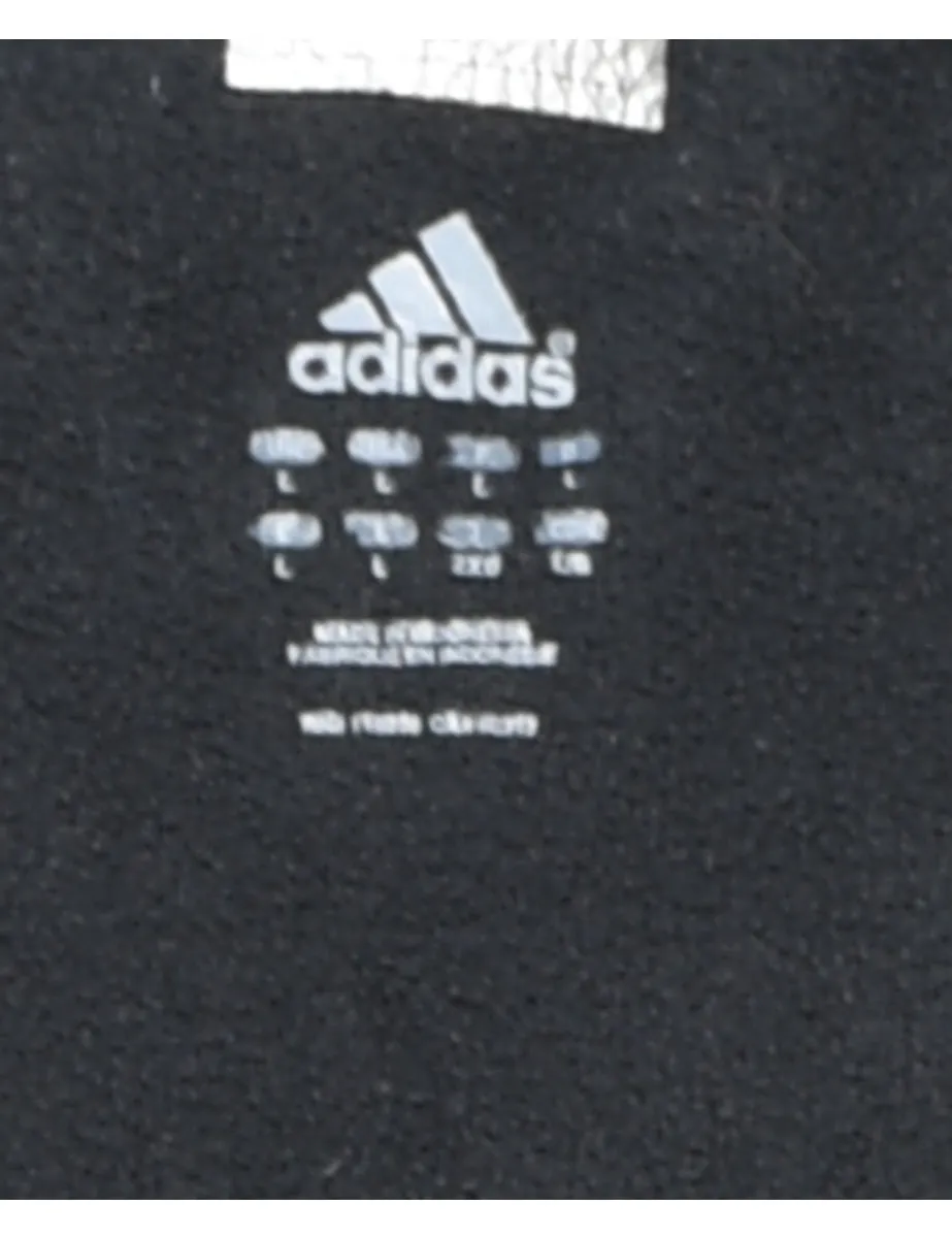 Adidas Black & White Track Top - L