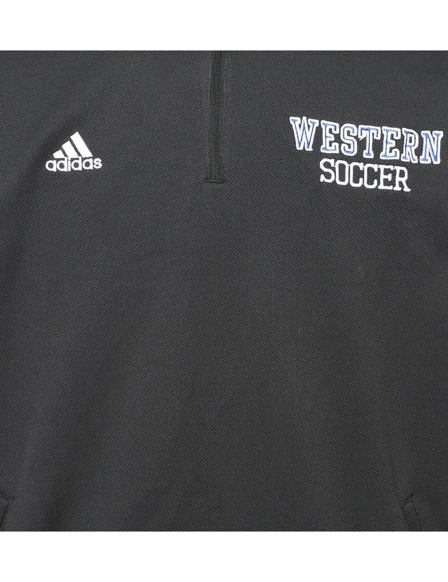 Adidas Black & White Track Top - L