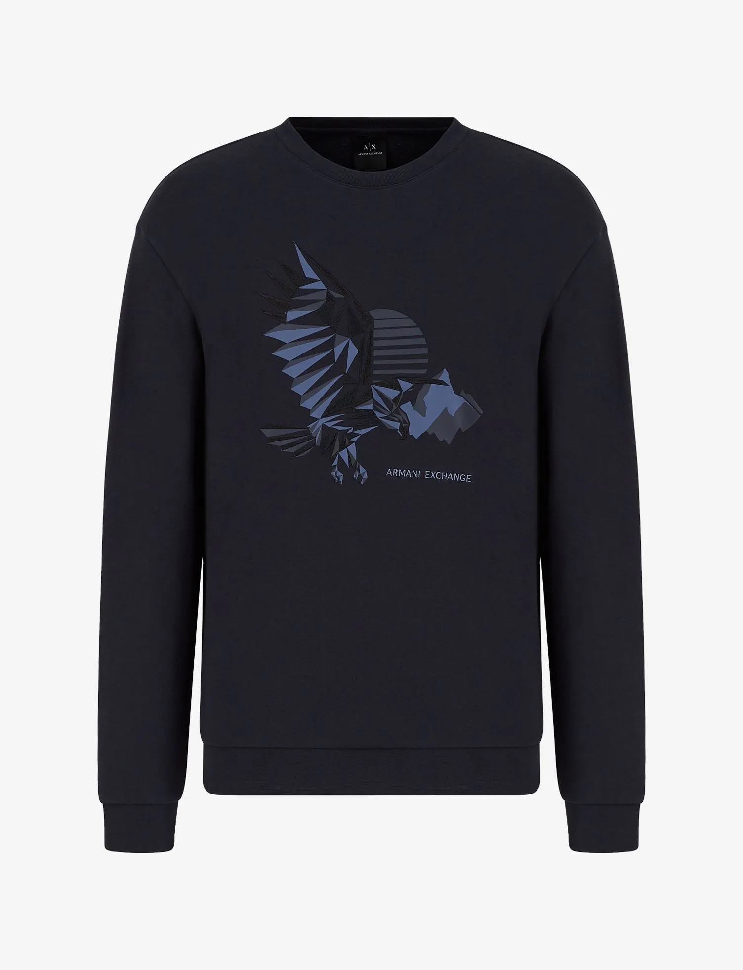 Armani exchange CREW NECK EAGLE SWEATSHIRT (navy/blue)