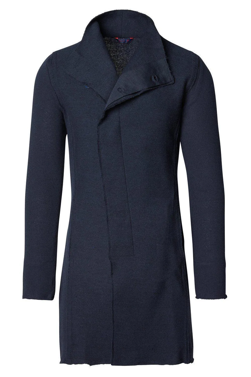 Asymmetric Rebel Cardigan - Navy