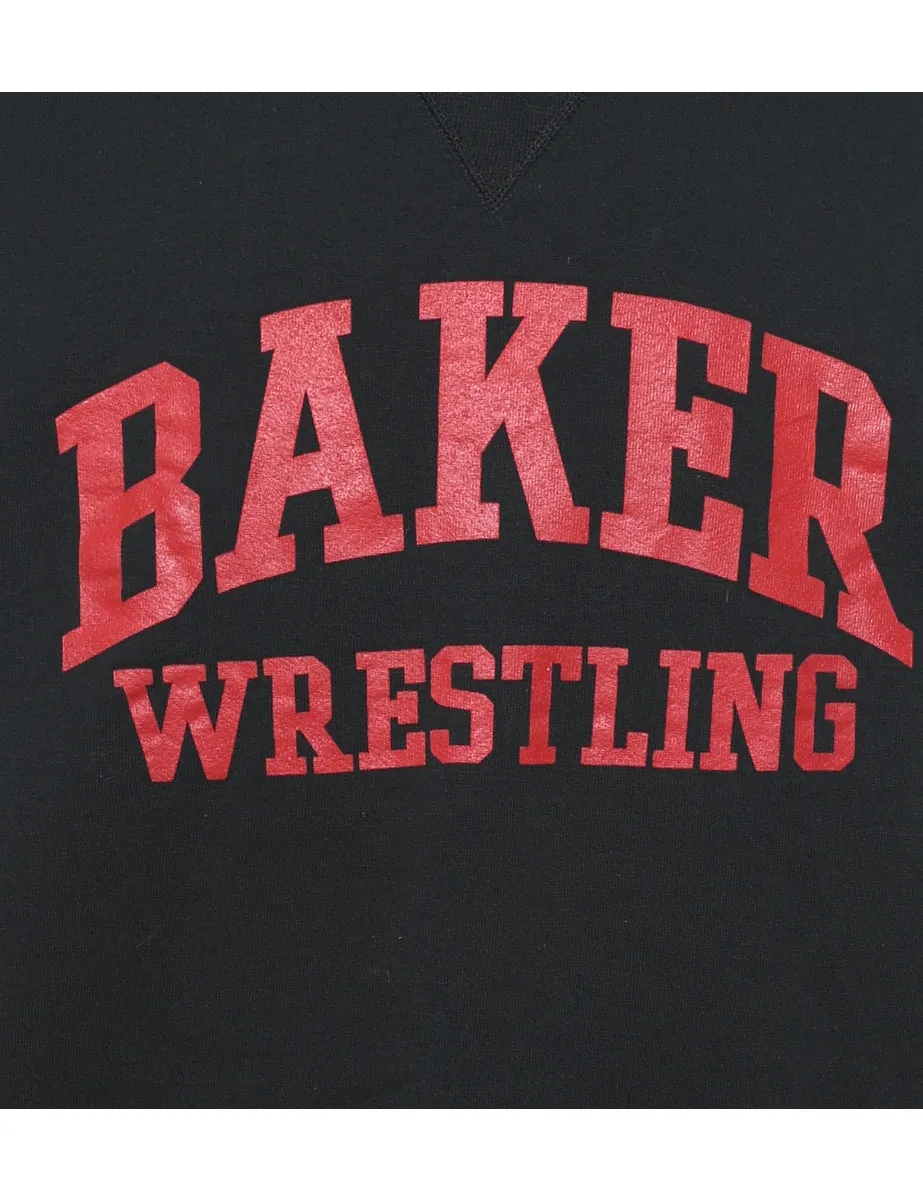Baker Wrestling Printed Sweatshirt - M