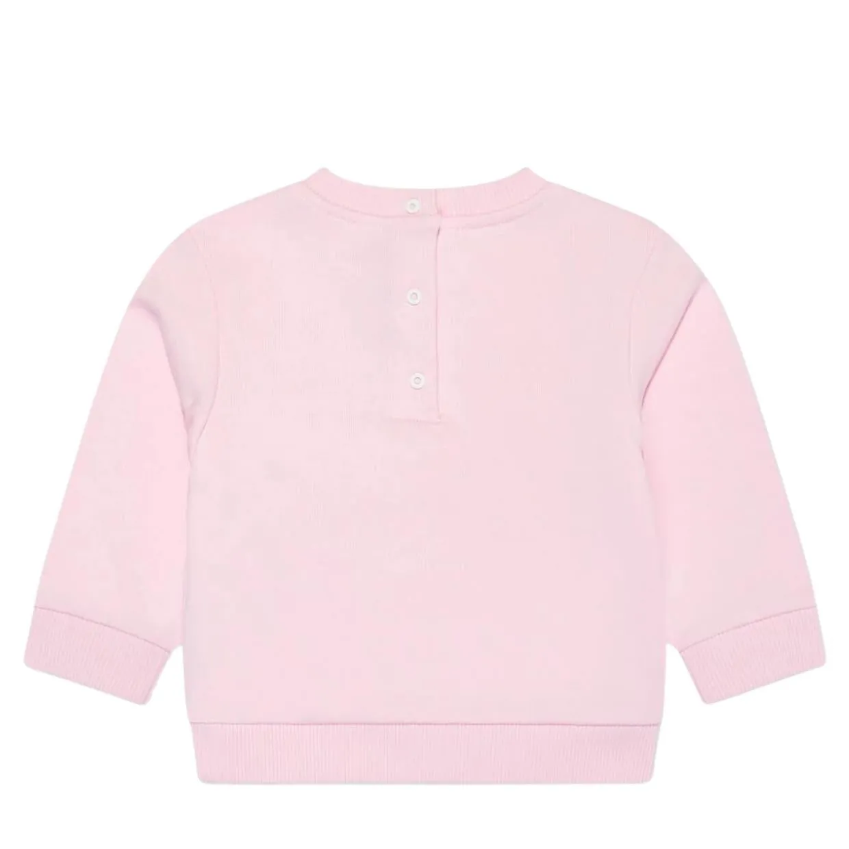 Balmain Baby Embroidered Logo Pink Sweatshirt