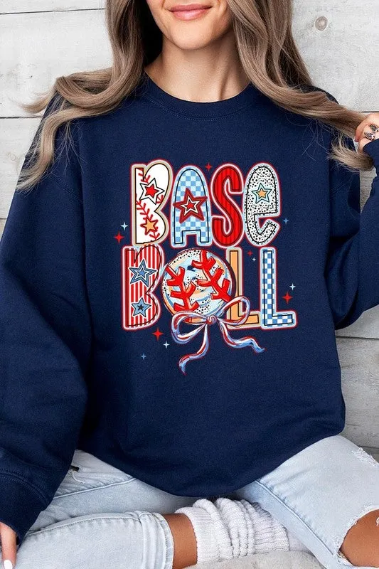 Baseball Graphic Plus Sweatshirt