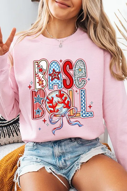 Baseball Graphic Plus Sweatshirt