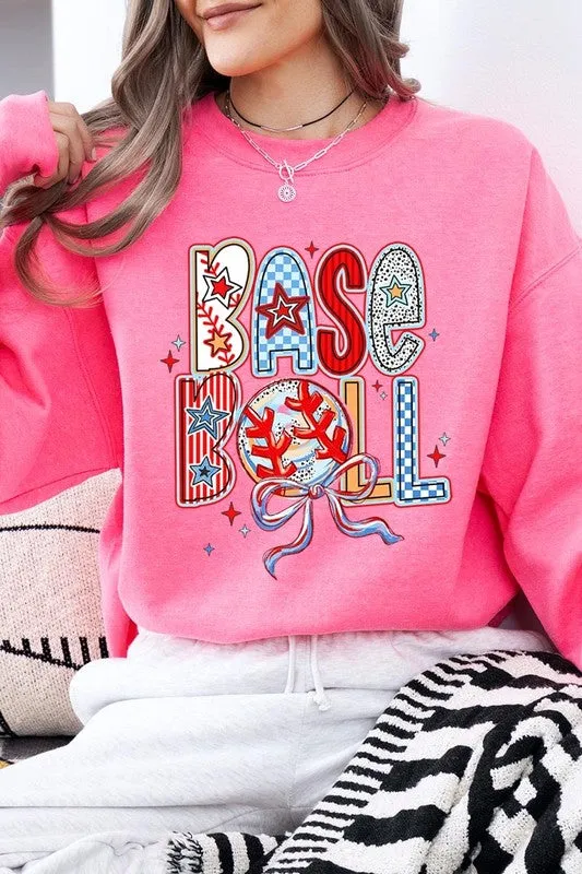 Baseball Graphic Plus Sweatshirt