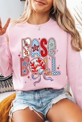 Baseball Graphic Plus Sweatshirt