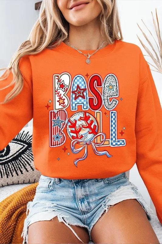 Baseball Graphic Plus Sweatshirt