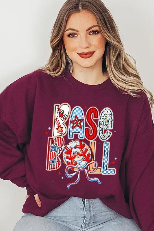 Baseball Graphic Plus Sweatshirt