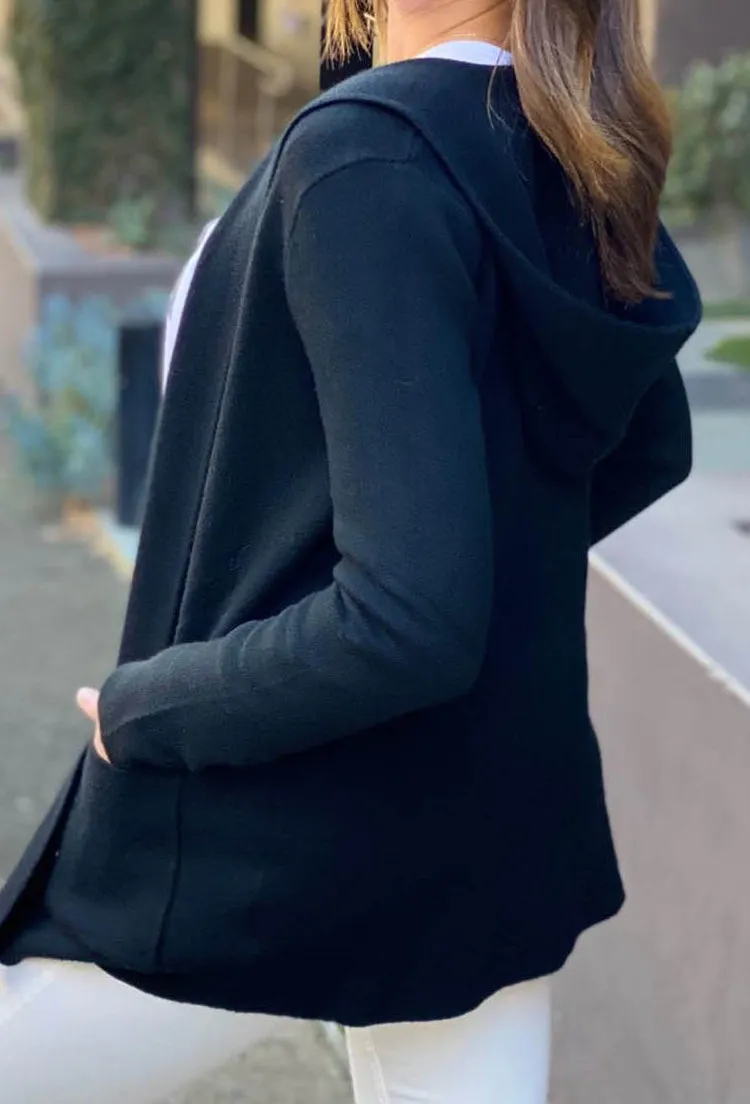 Belle Hooded knit Cardi
