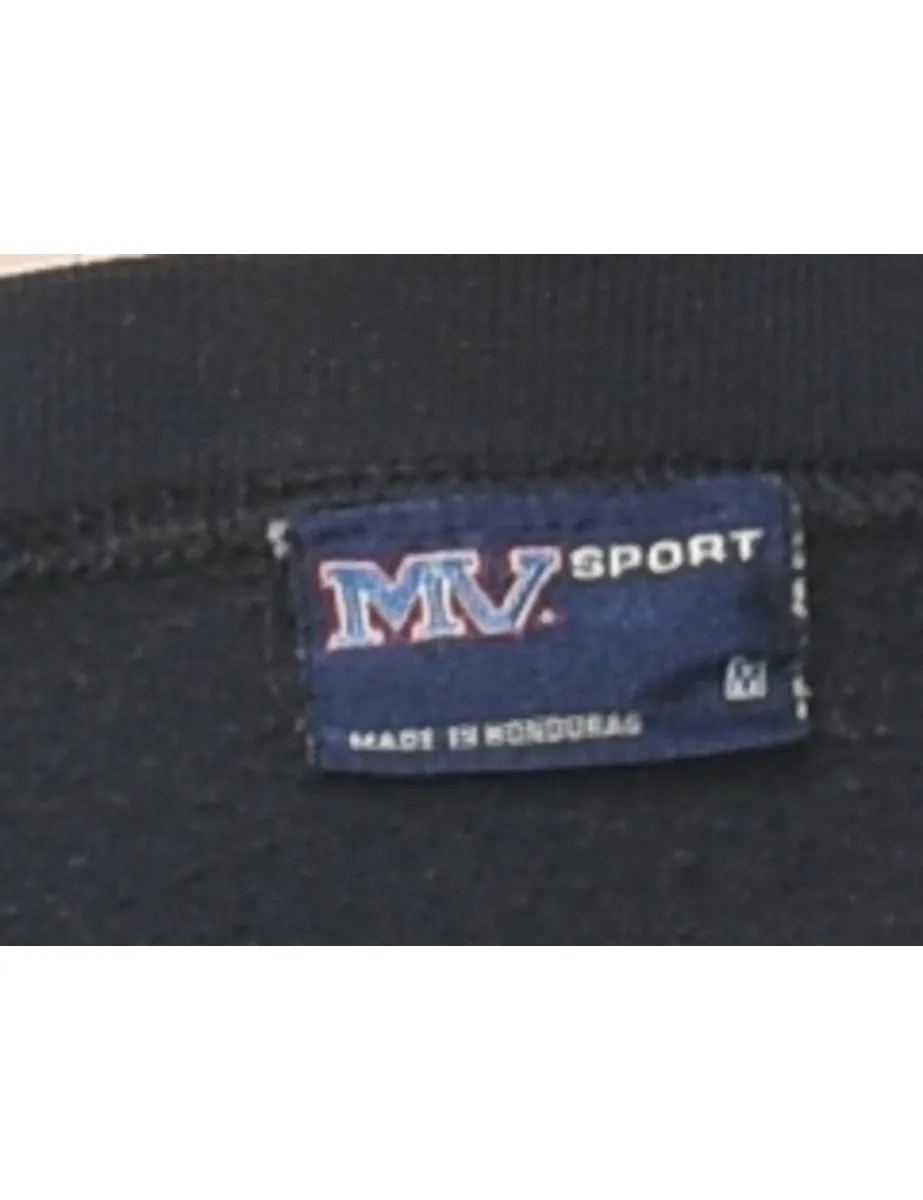 Black Brevard College Printed Sweatshirt - M