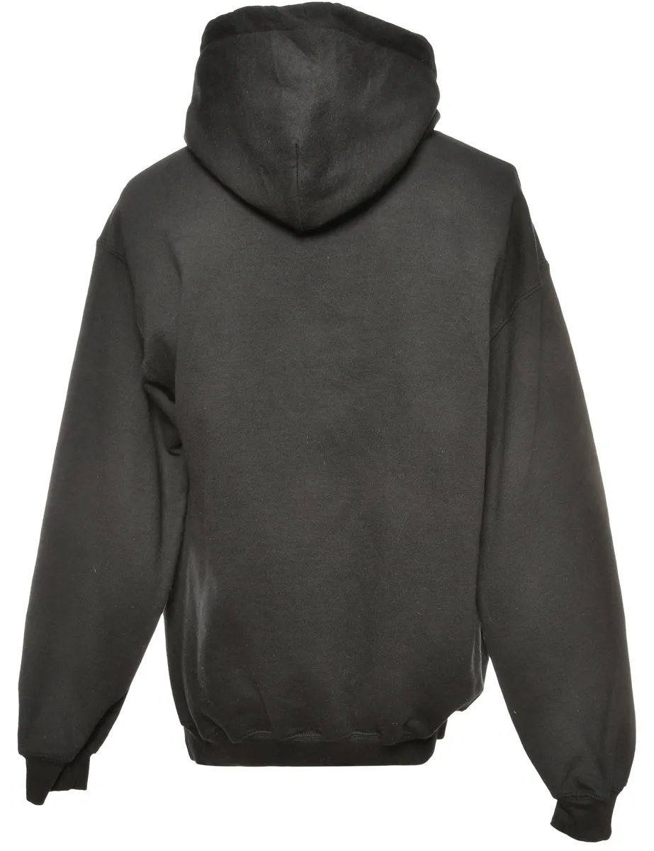 Black Printed Sweatshirt - L