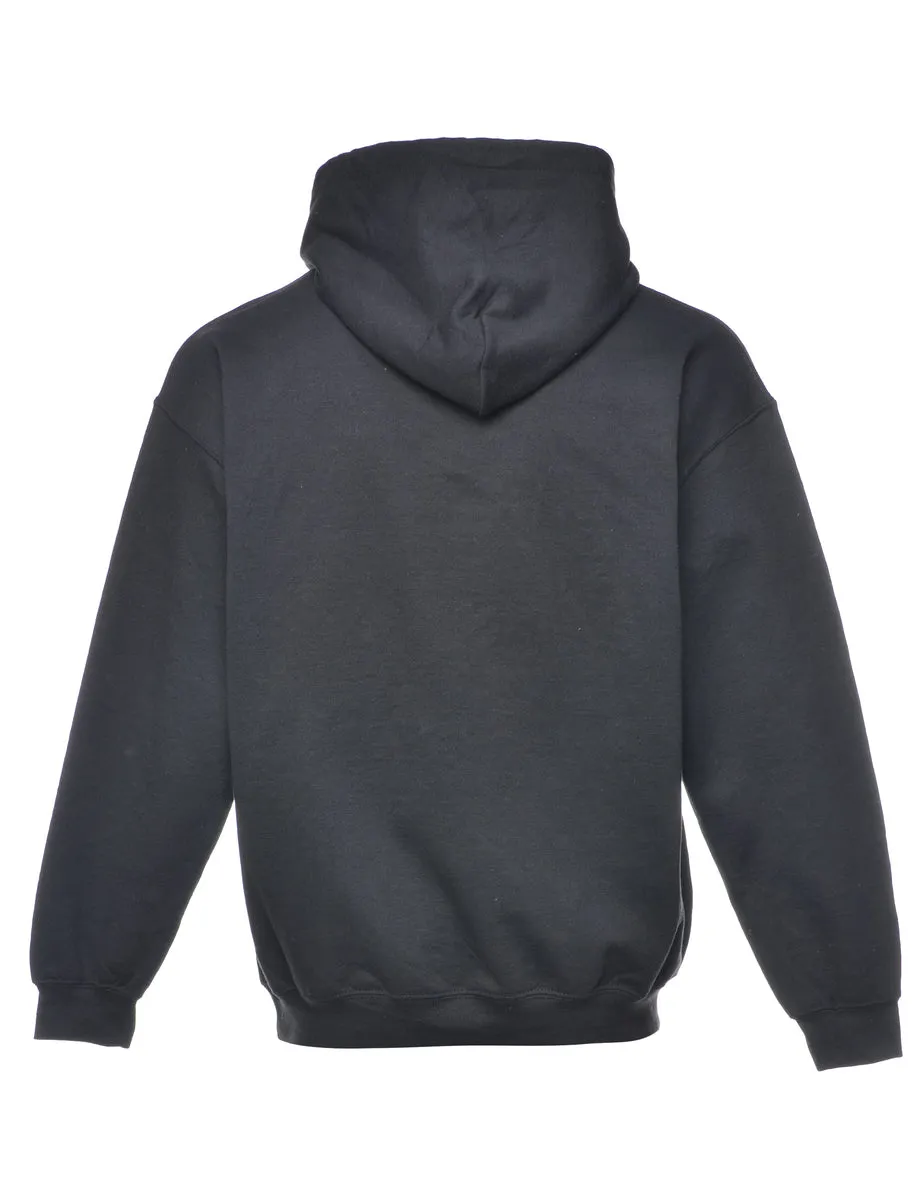 Black Truman Printed Hoodie - S