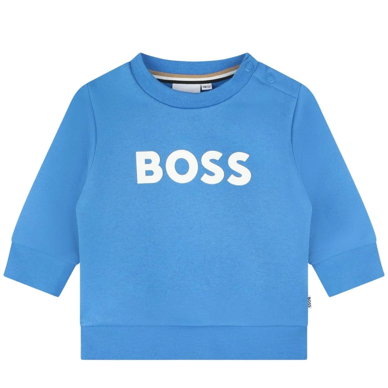 BOSS Baby Print Logo Blue Sweatshirt