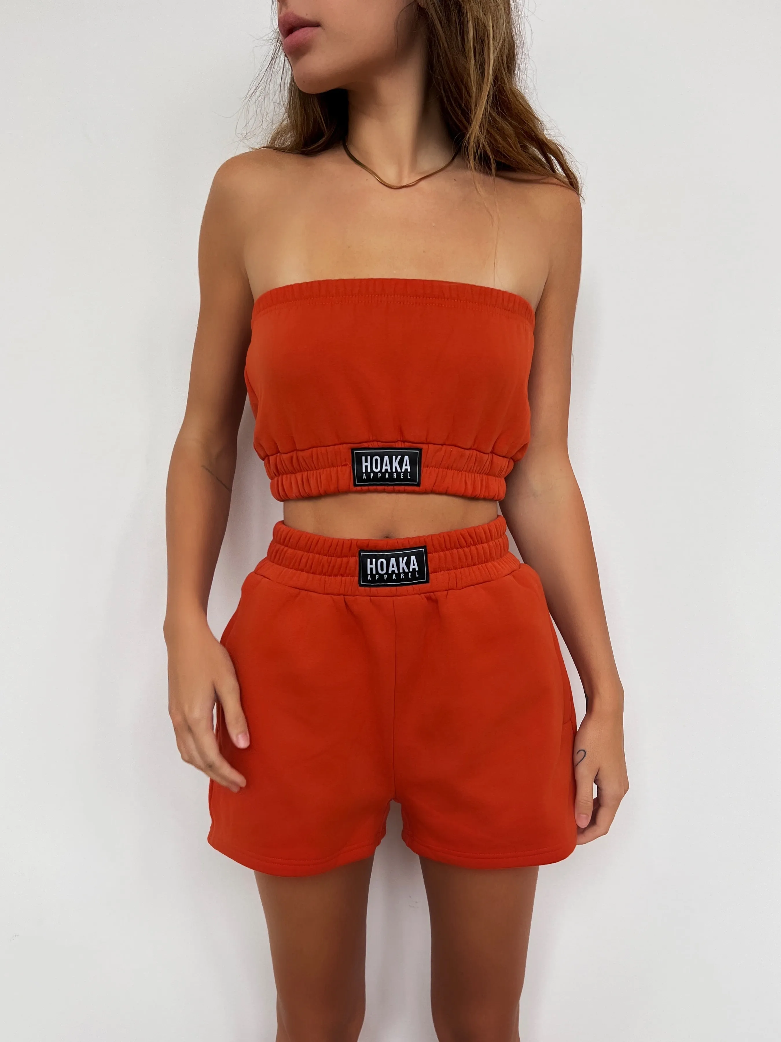 Burnt Orange Comfy Tube Top - Final Sale