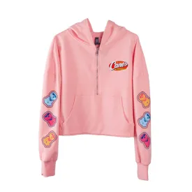 Cane Plush Cropped Hooded Sweatshirt