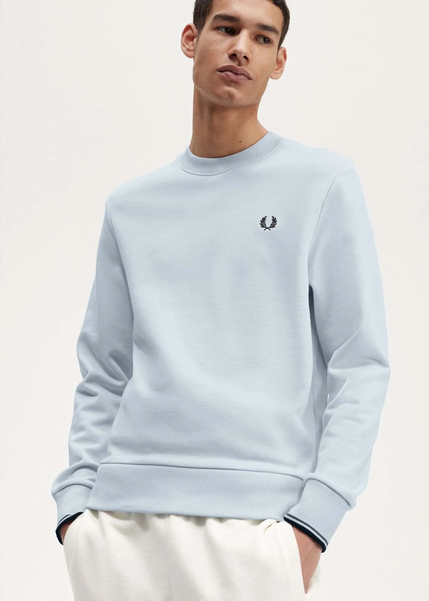 Crew neck sweatshirt - light ice