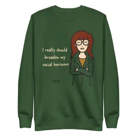 Daria Social Horizons Adult Sweatshirt