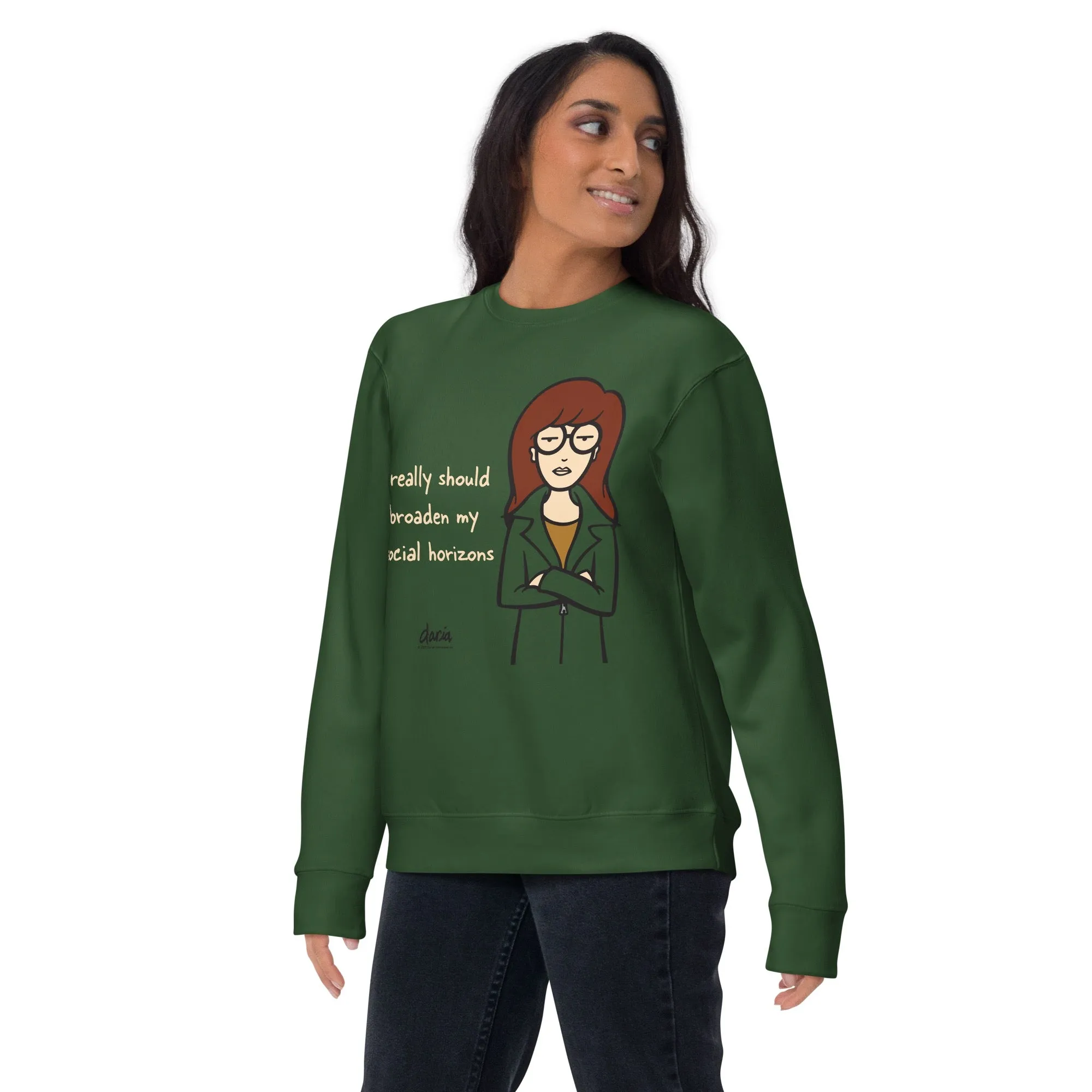 Daria Social Horizons Adult Sweatshirt