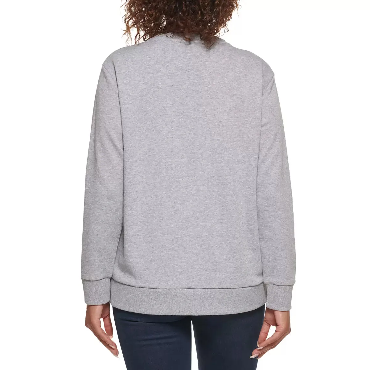 DKNY Women's Sequin Sweatshirt, Size: L