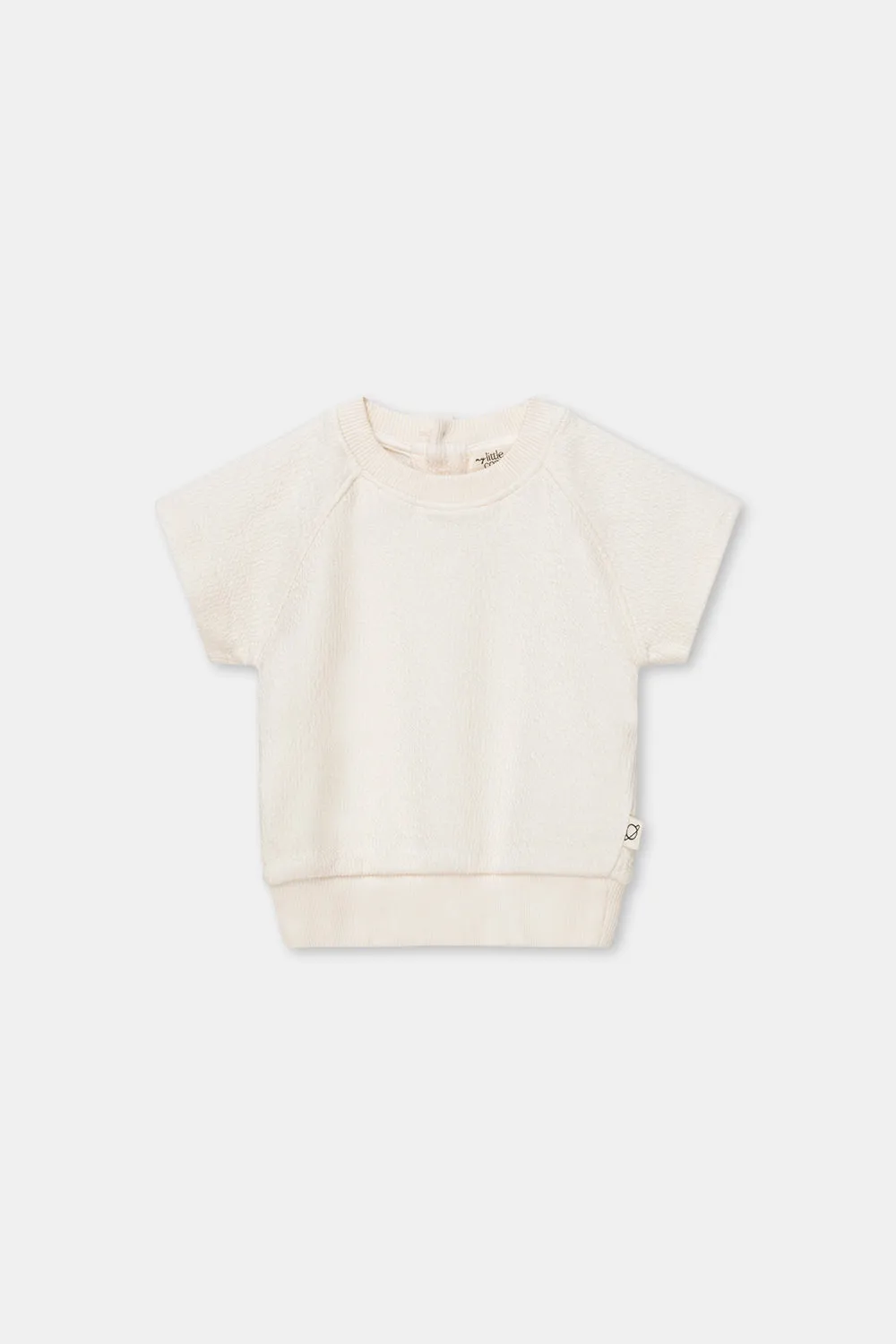 Double Face Short Sleeves Baby Sweatshirt