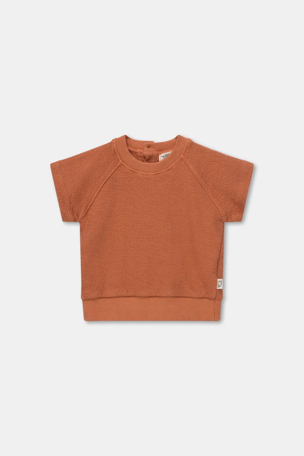 Double Face Short Sleeves Baby Sweatshirt