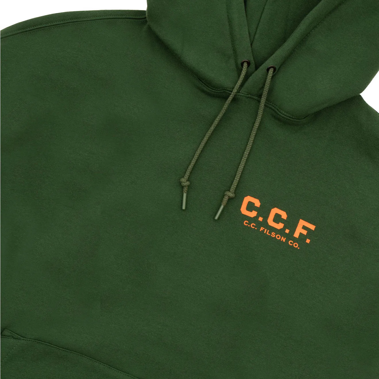 Filson CCF Graphic Pullover Hooded Sweatshirt Pine Needle