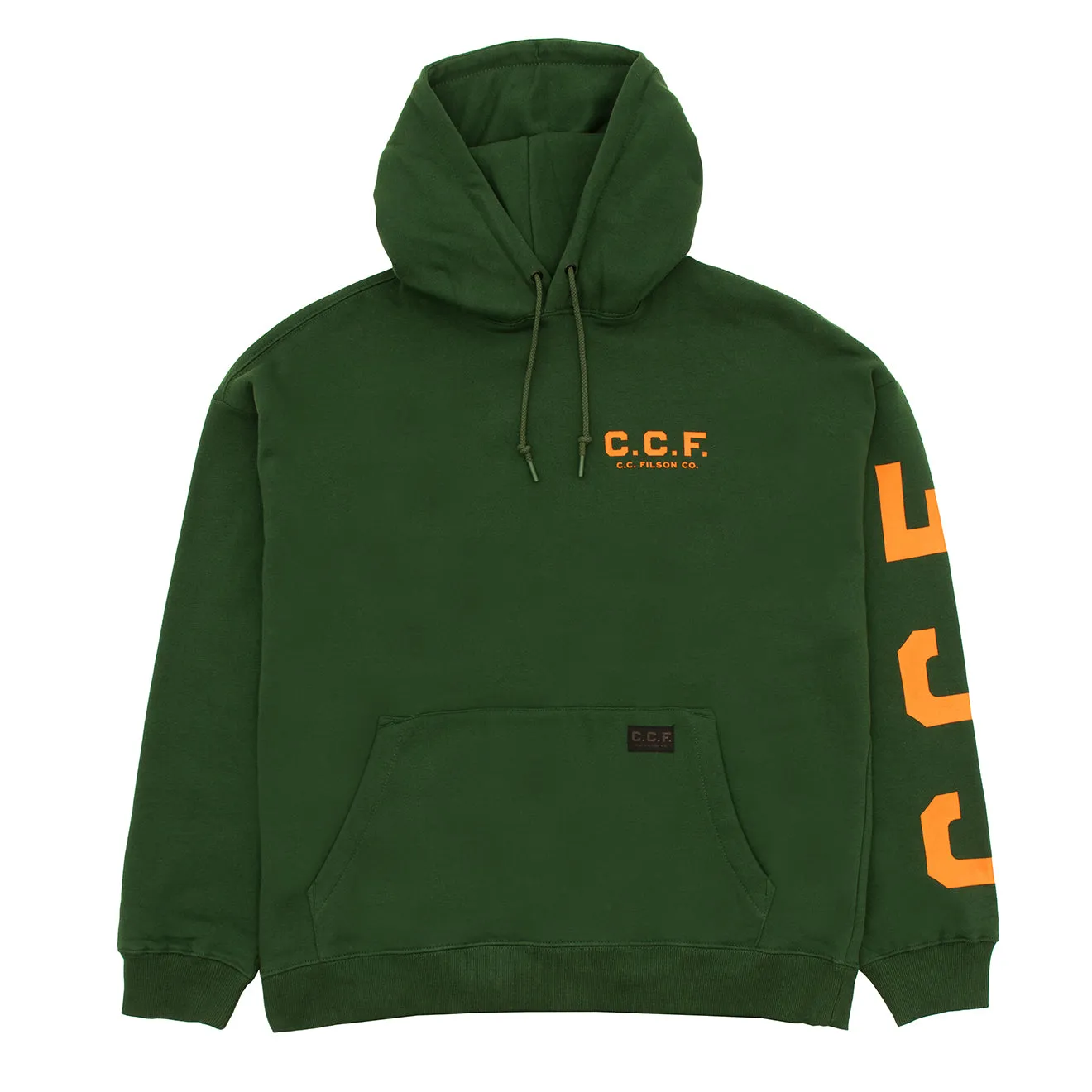Filson CCF Graphic Pullover Hooded Sweatshirt Pine Needle