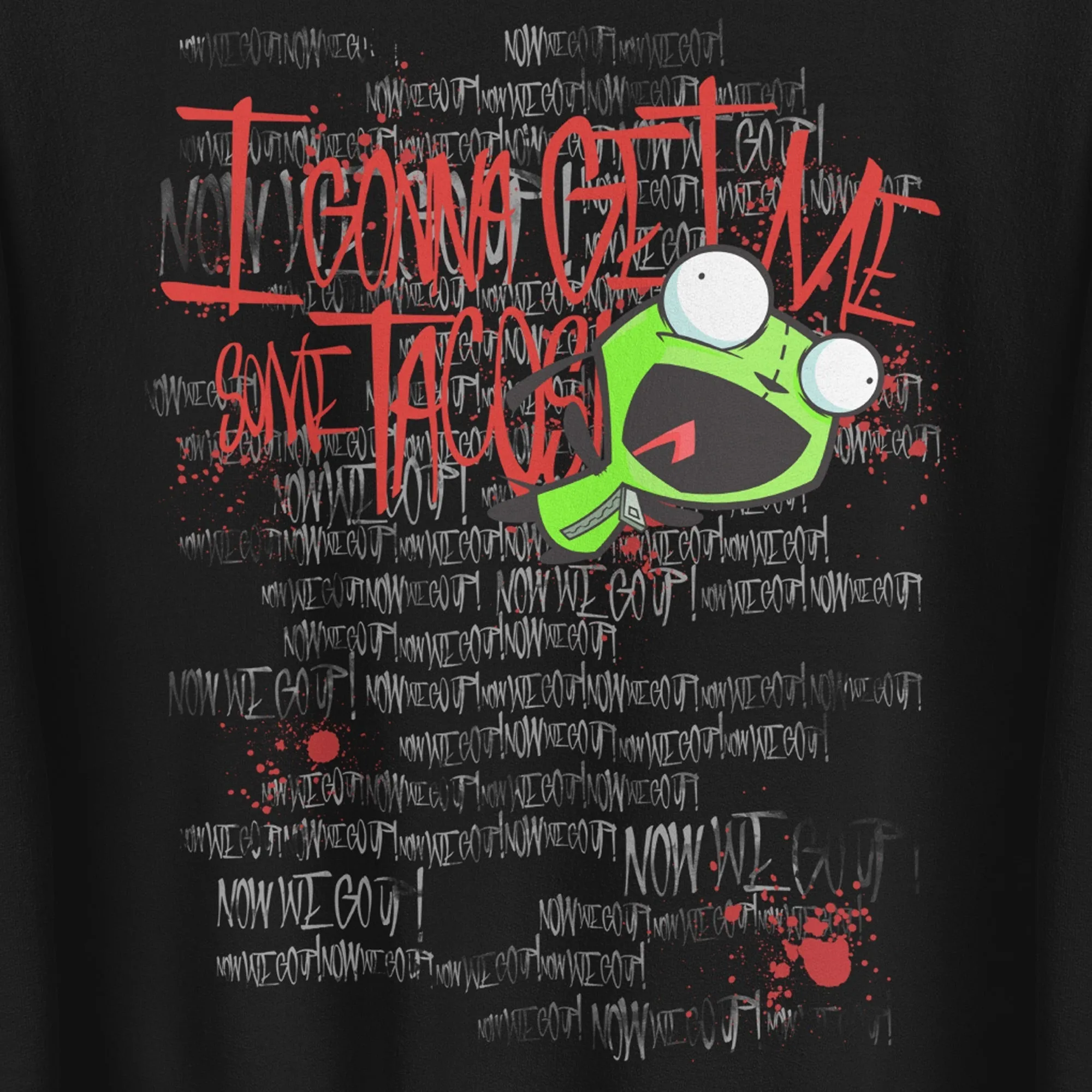 Invader Zim Gonna Get Me Some Tacos Adult Crewneck Sweatshirt