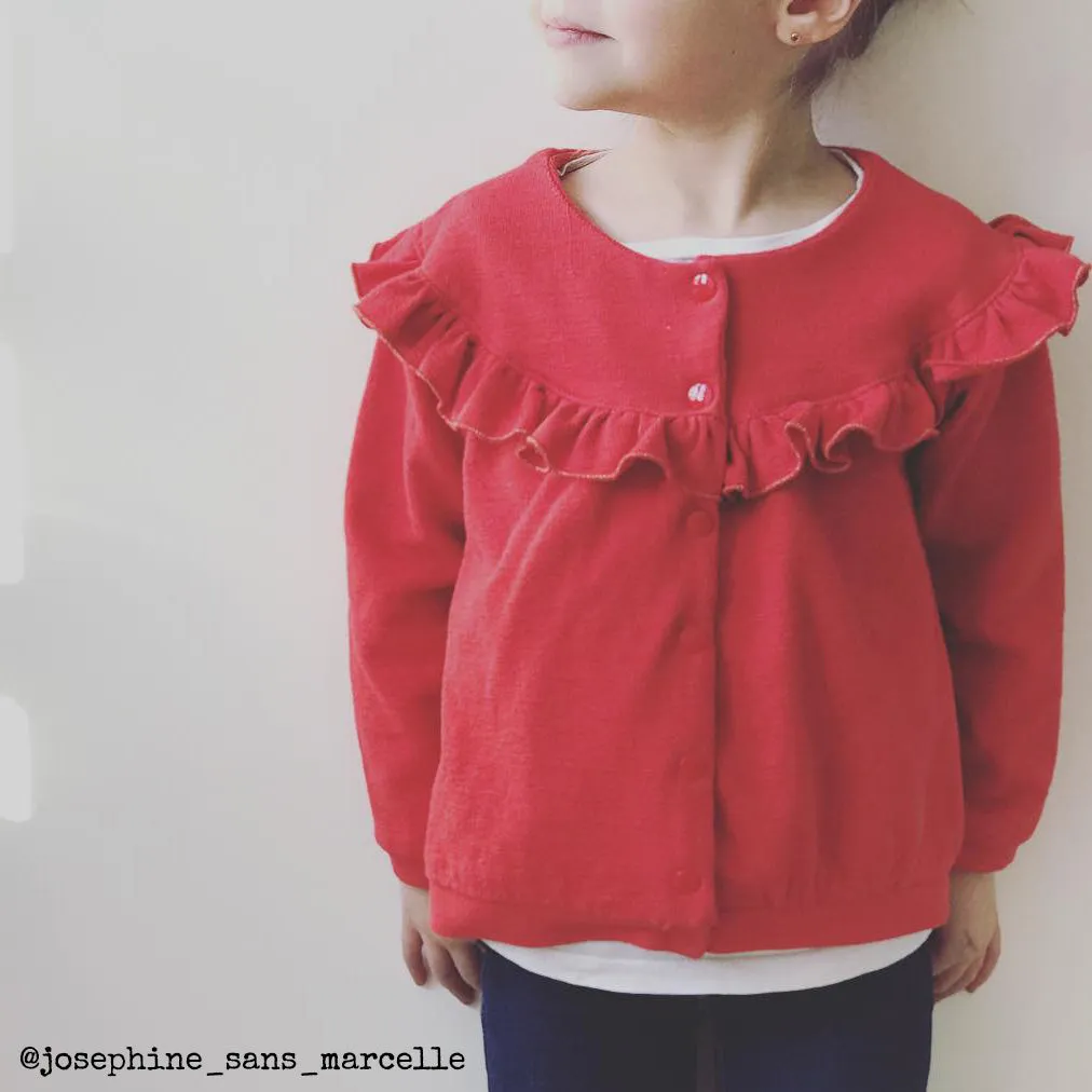 IRMA Cardigan or light vest -Girl 3/12- PDF Sewing Pattern