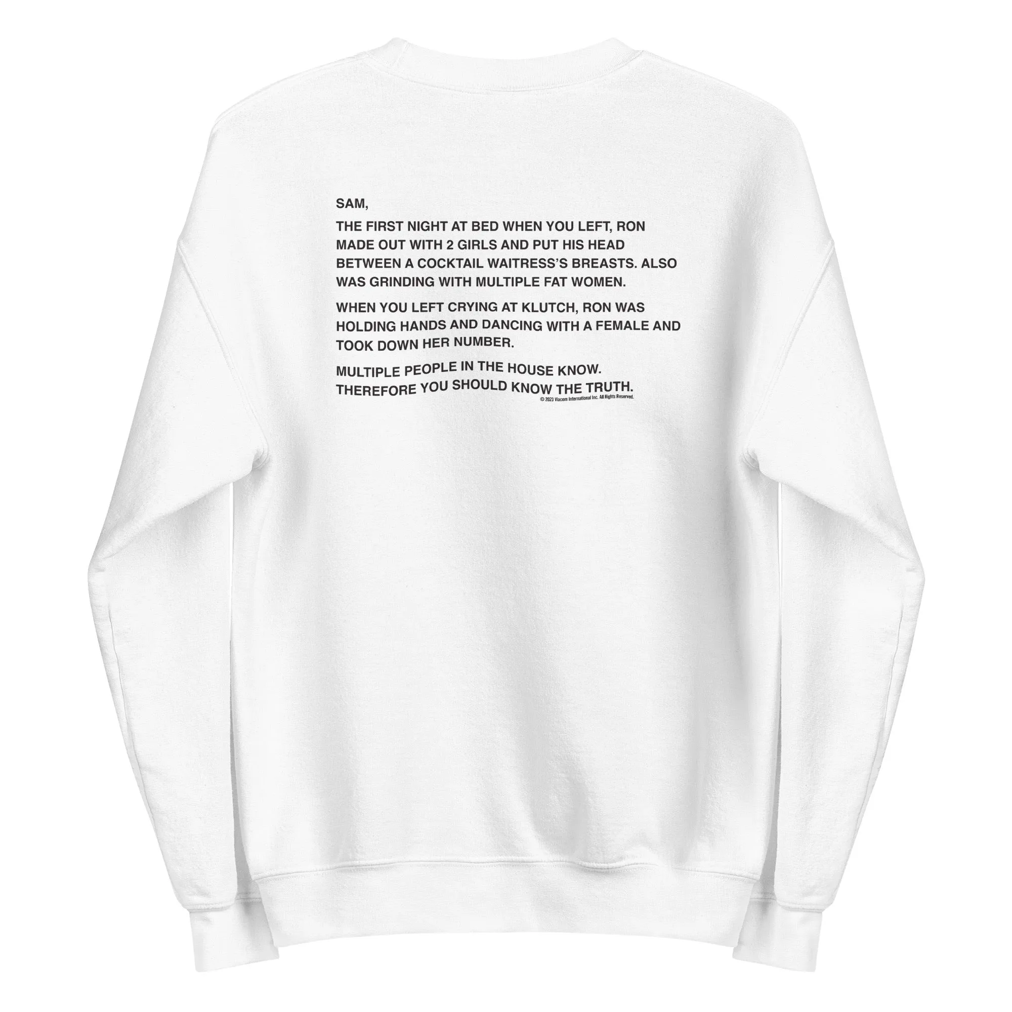 Jersey Shore Family Vacation Sam Note Sweatshirt