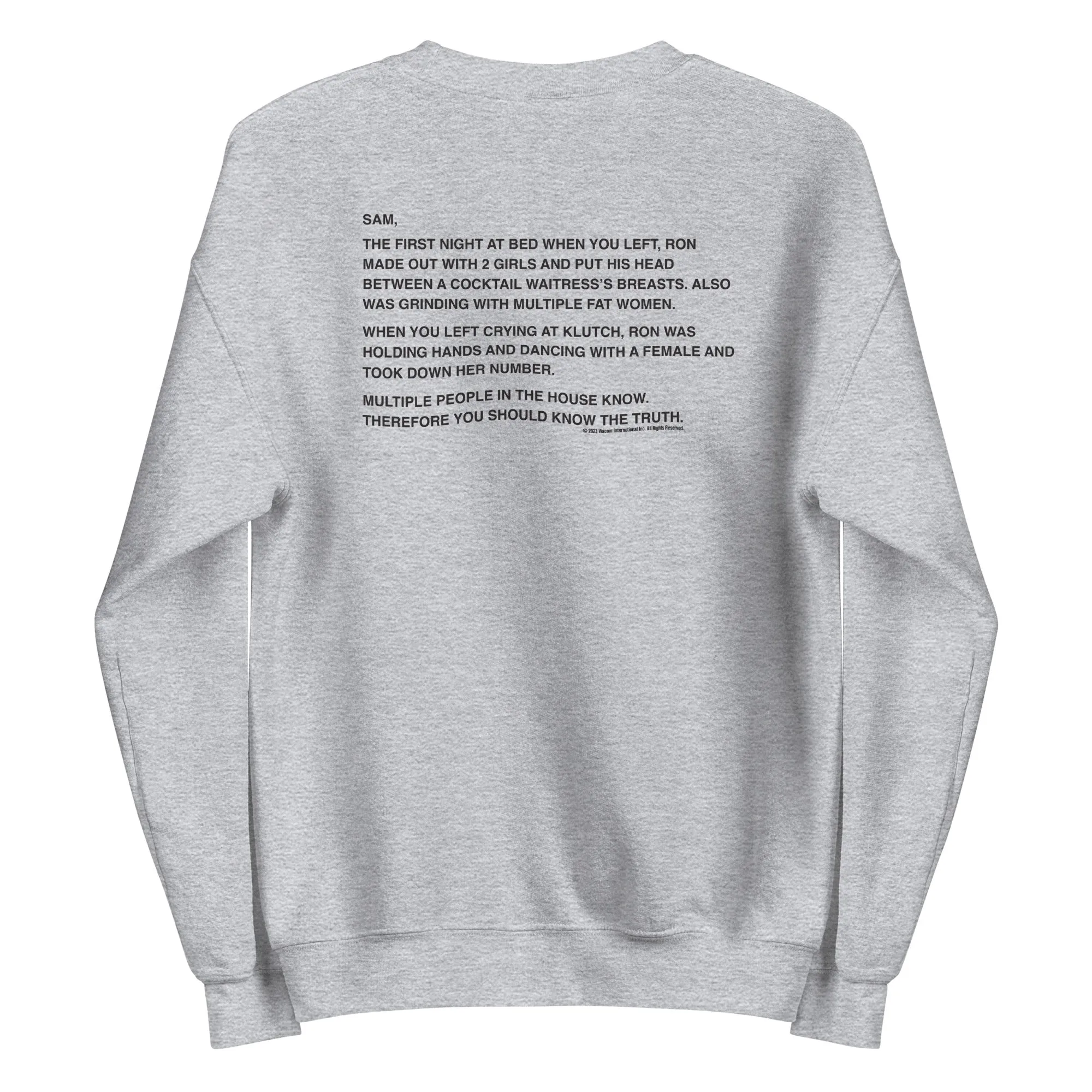 Jersey Shore Family Vacation Sam Note Sweatshirt