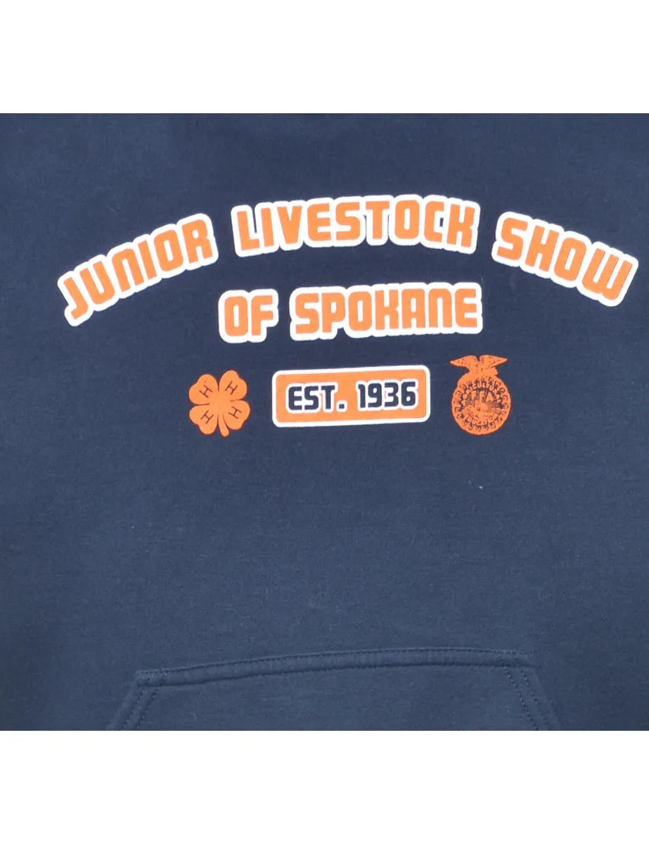 Junior Livestock Show Printed Hoodie - S