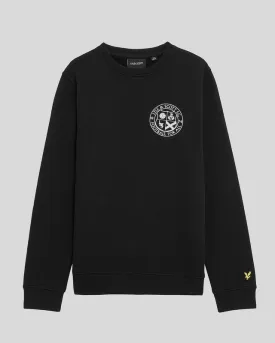 Kids Football Logo Crew Neck Sweatshirt