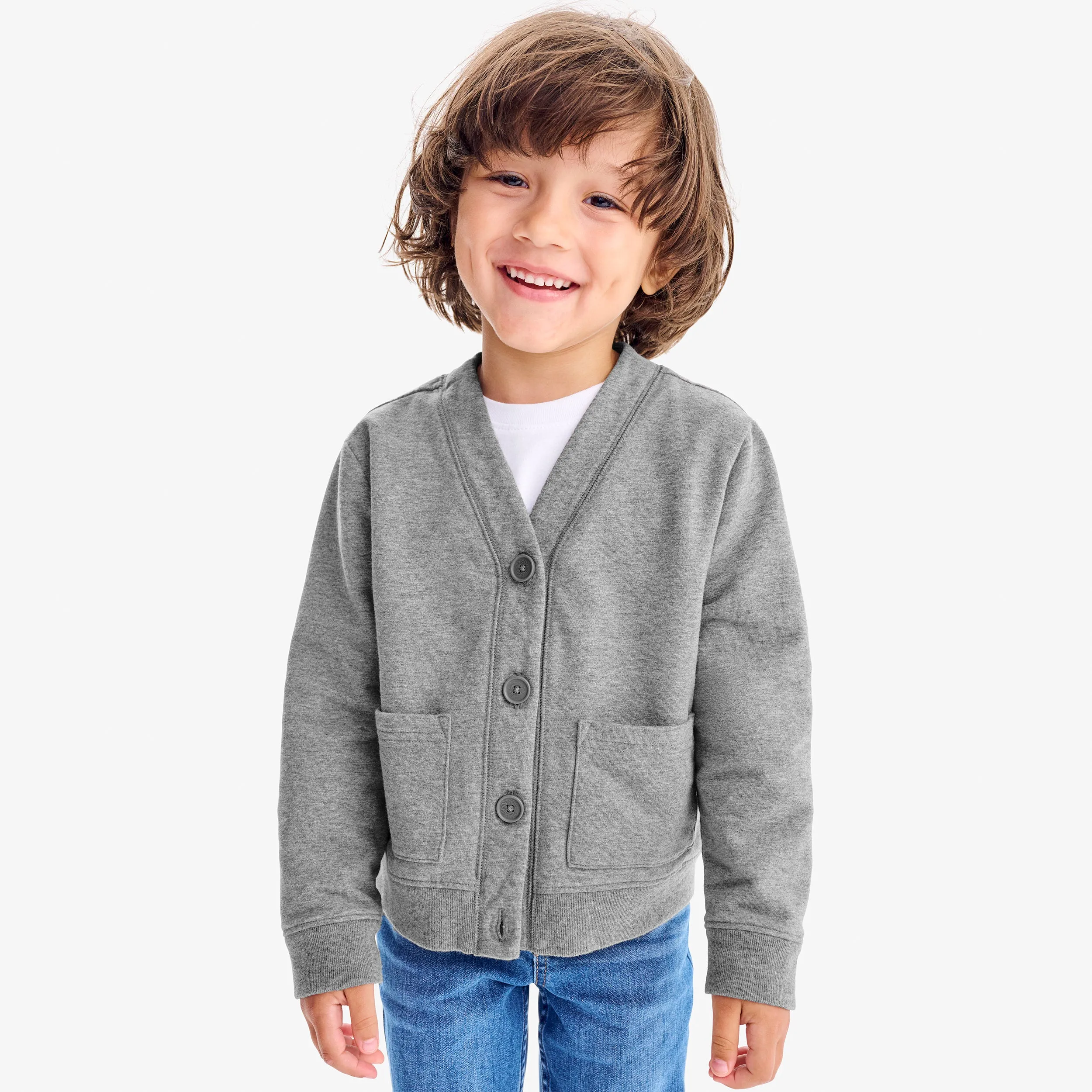 Kids sweatshirt cardigan