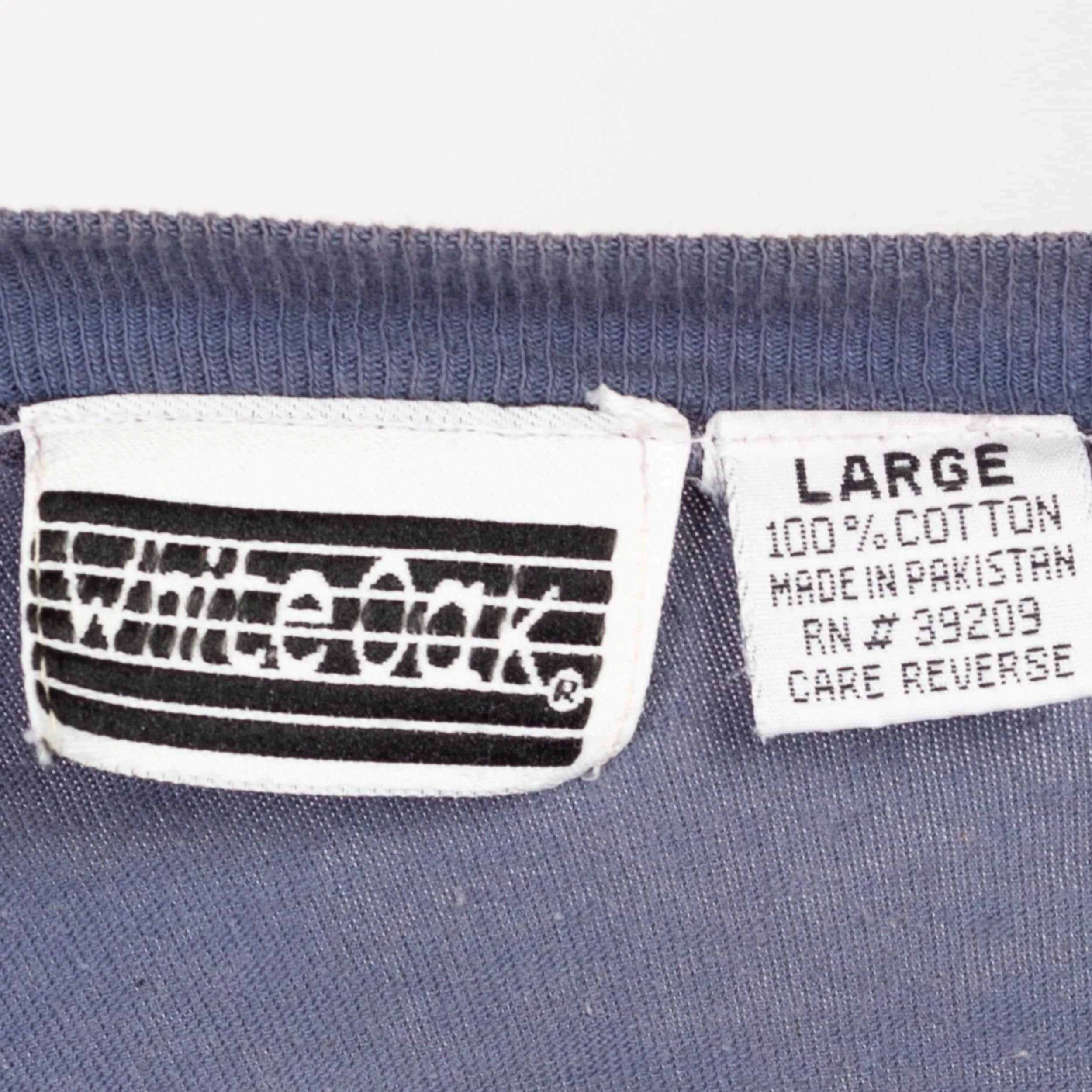 Large 90s Faded Slate Blue Sweatshirt Top