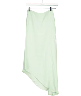 LES HÉROÏNES BY VANESSA COCCHIARO Melanie asymmetric crepe skirt UK 6