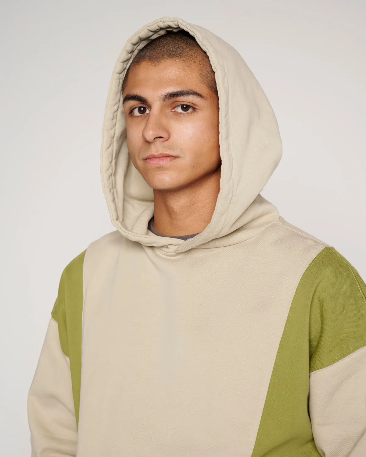 Mendoza Cropped Hoodie - Tan