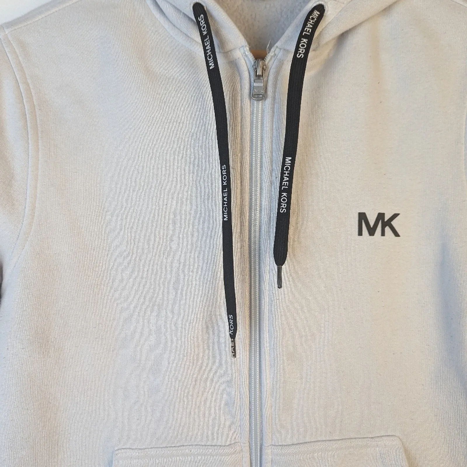 Michael Kors Camouflage Zip Up Hooded Sweatshirt / Medium