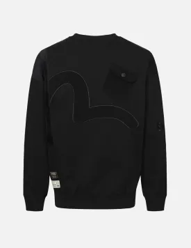 Multi-Pocket Patchwork Sweatshirt