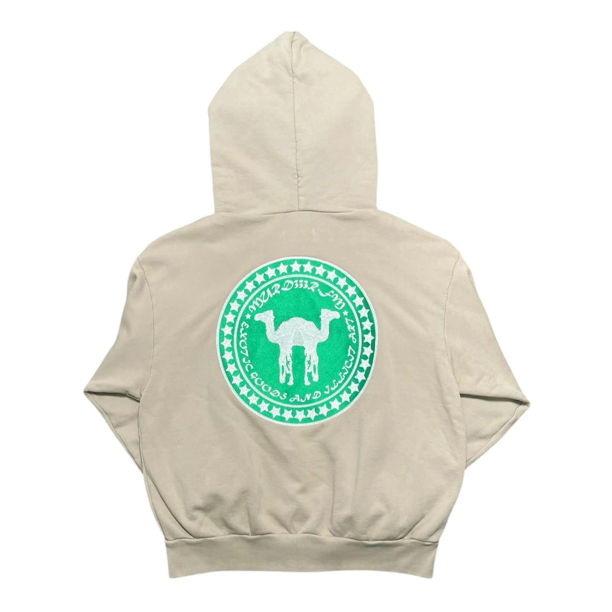 Murd333r FM Justice Zip Up Hooded Sweatshirt Khaki Green