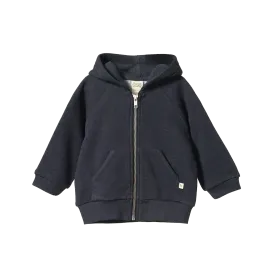 Nature Baby Hooded Sweatshirt - Navy Marl