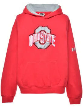 Ohio State Football Printed Patchwork Hoodie - L