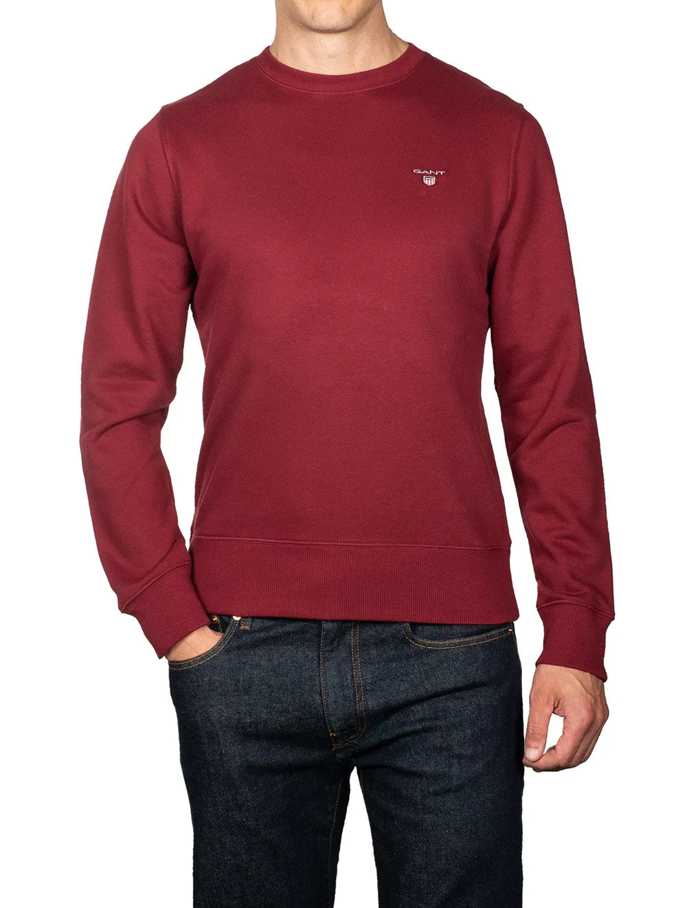 Original Crew Neck Sweatshirt Cabernet Red