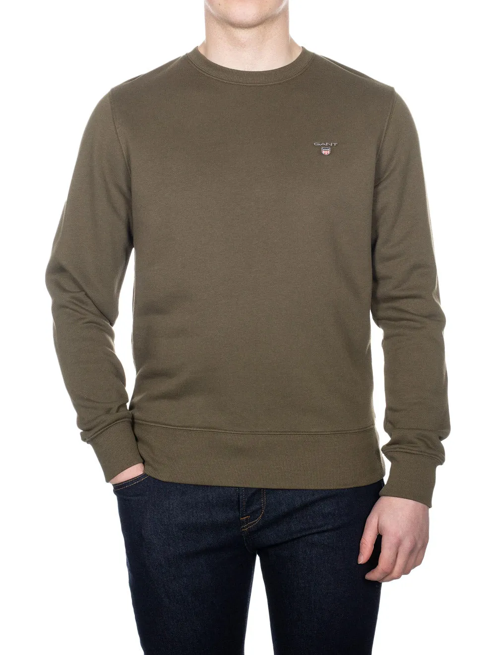 Original Crew Neck Sweatshirt Juniper Green
