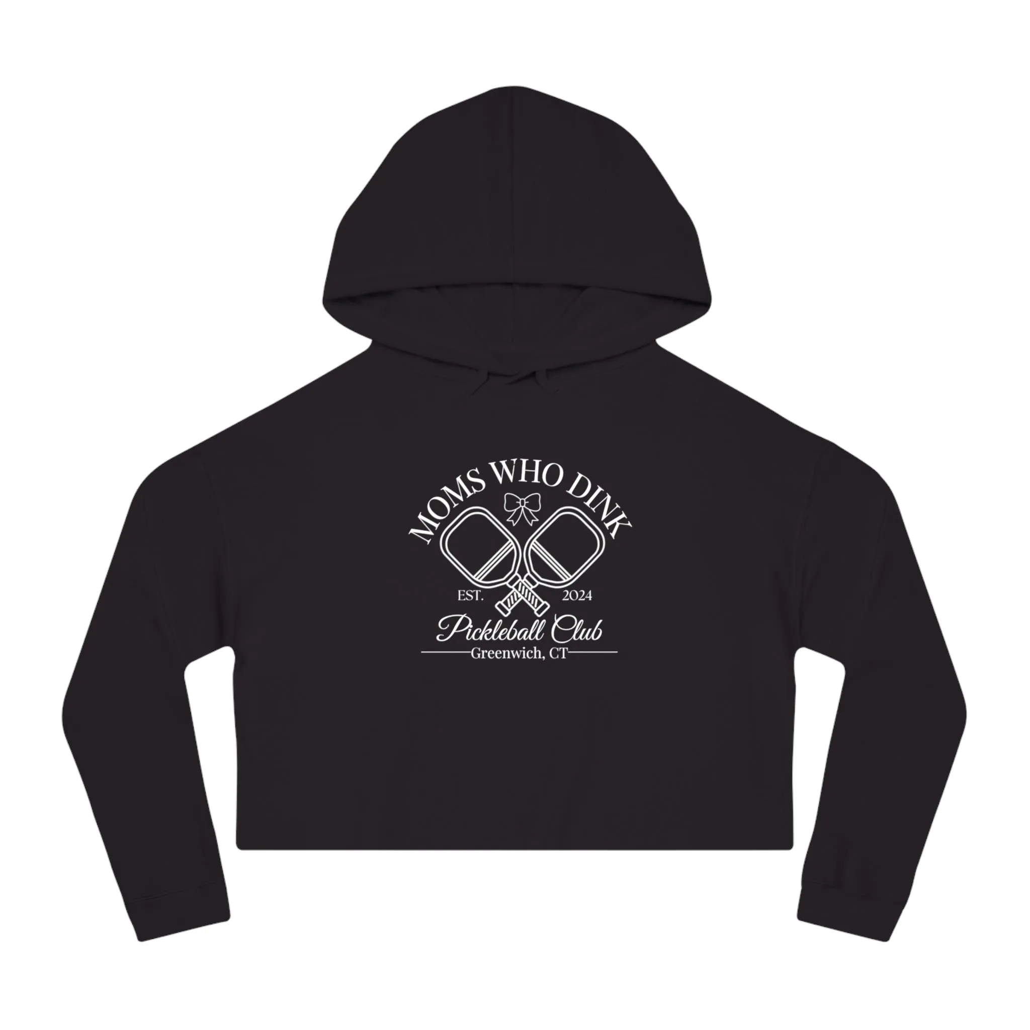Pickleball Women’s Cropped Hooded Sweatshirt