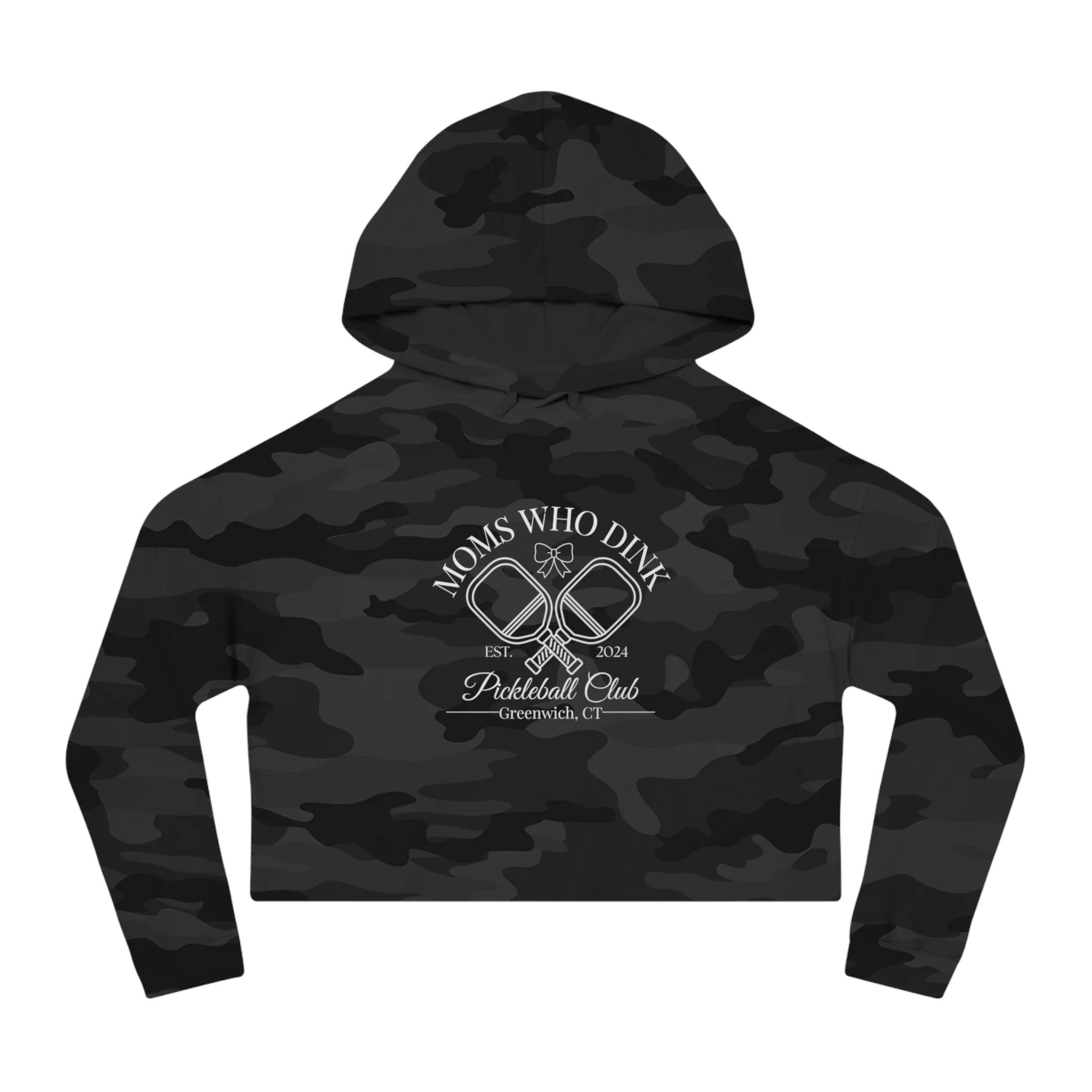 Pickleball Women’s Cropped Hooded Sweatshirt