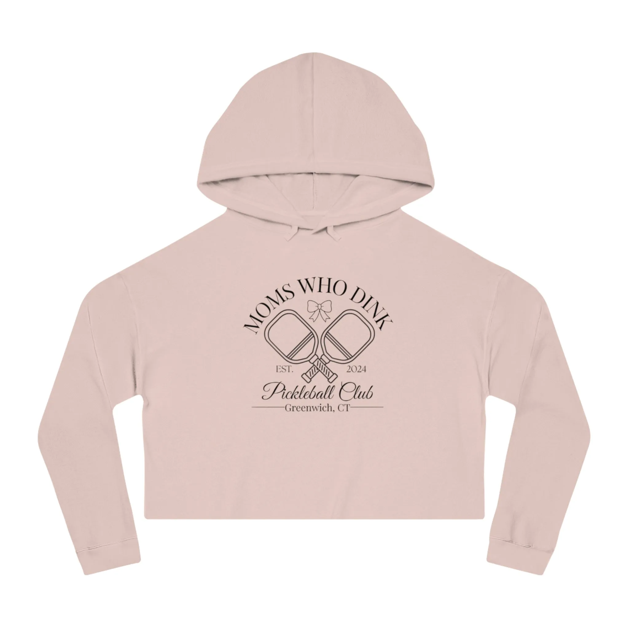 Pickleball Women’s Cropped Hooded Sweatshirt