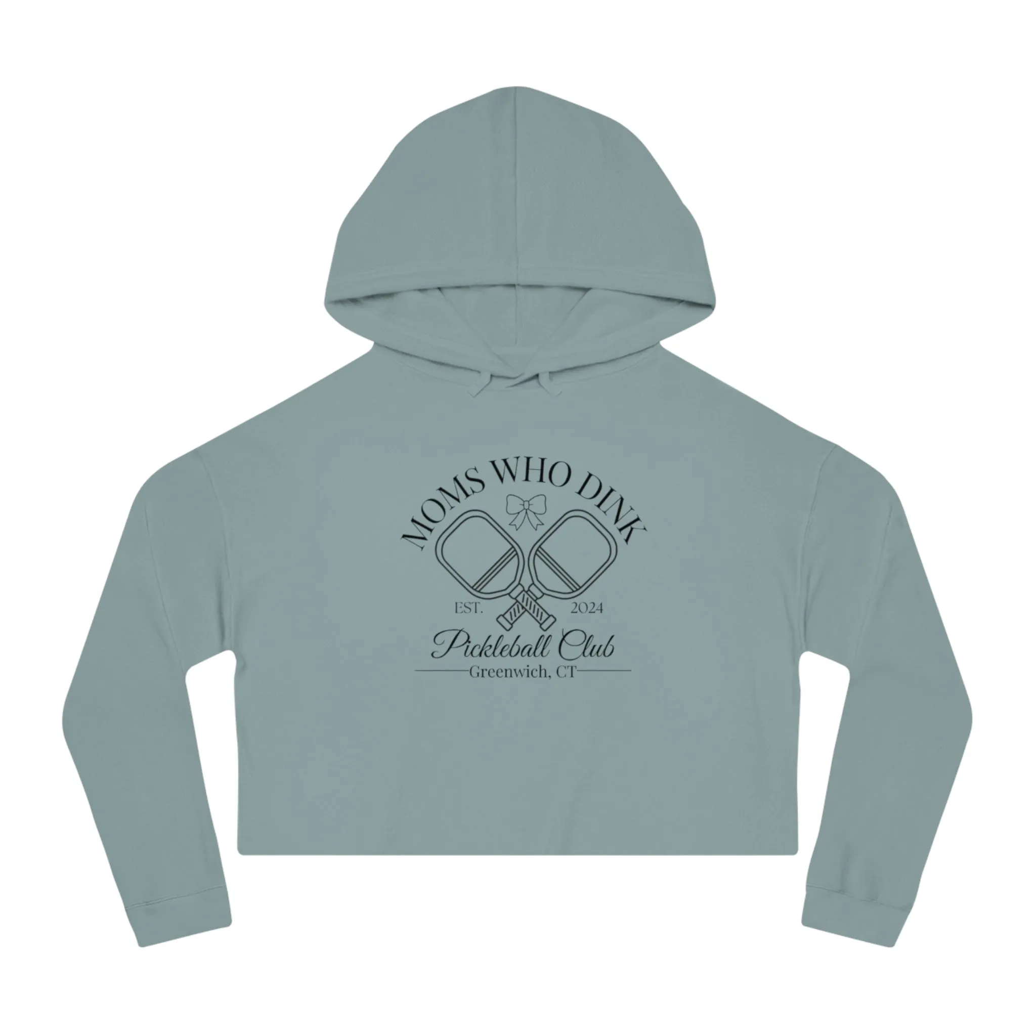 Pickleball Women’s Cropped Hooded Sweatshirt