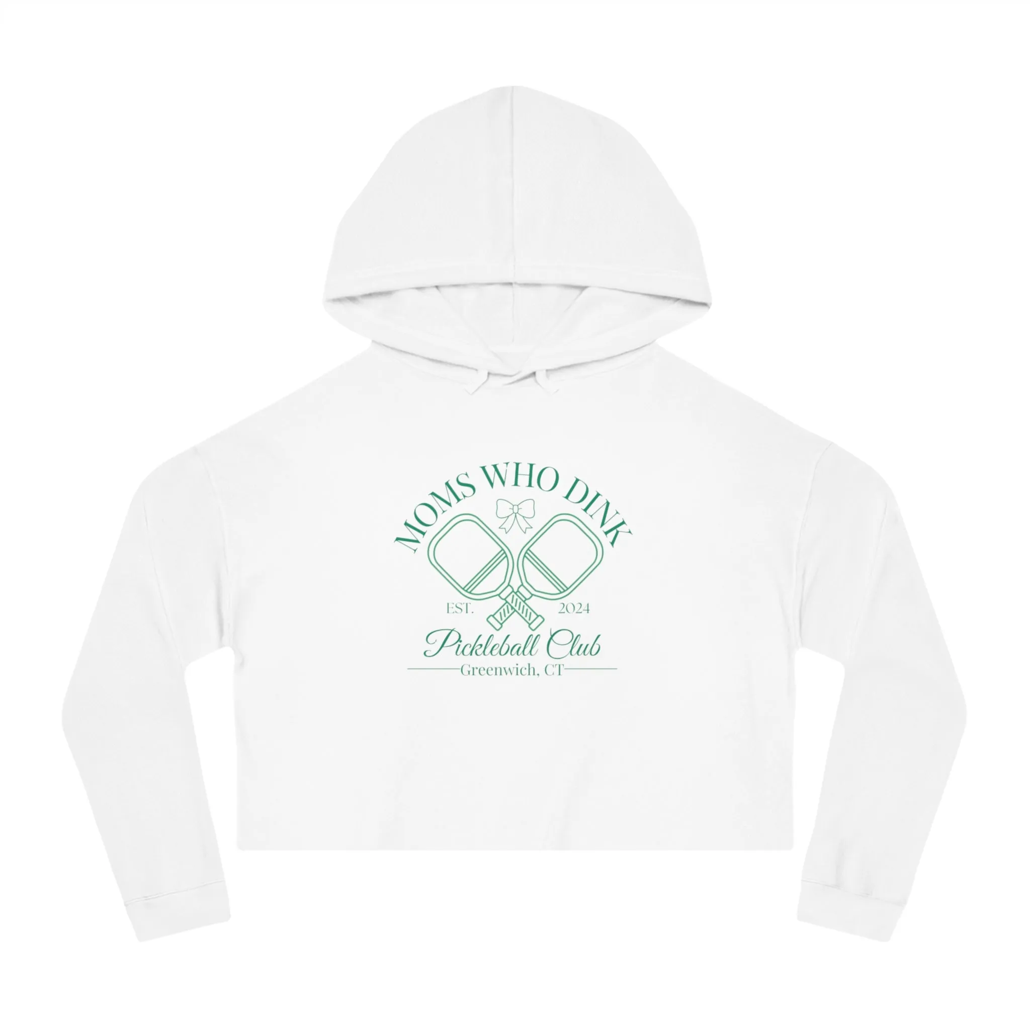 Pickleball Women’s Cropped Hooded Sweatshirt