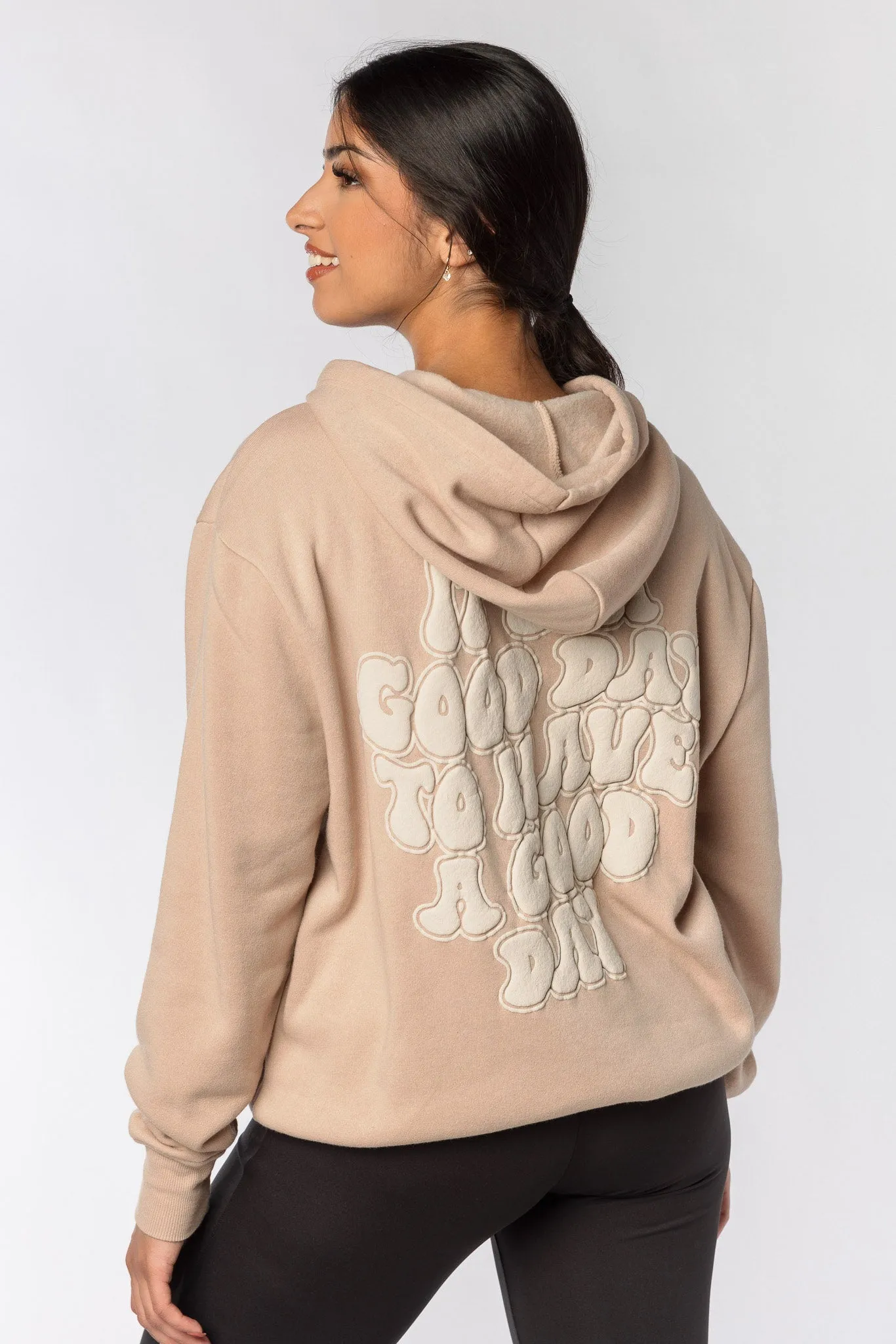 "It's a Good Day to Have a Good Day" Graphic Hooded Sweatshirt
